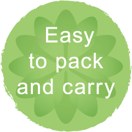 Easy to pack and carry